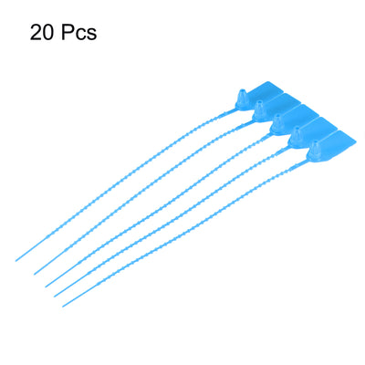 Harfington Plastic Zip Ties Pull-Tight Seals Anti-Tamper for Container Luggage, Pack of 20