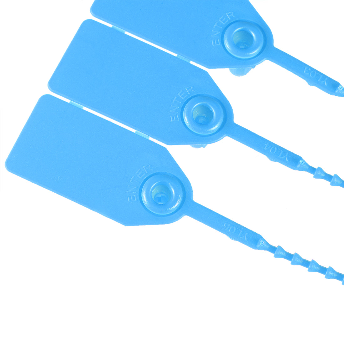 Harfington Plastic Zip Ties Pull-Tight Seals Anti-Tamper for Container Luggage, Pack of 100