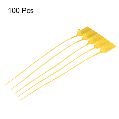 Harfington Plastic Zip Ties Pull-Tight Seals Anti-Tamper for Container Luggage, Pack of 100