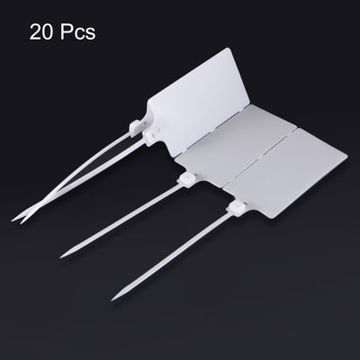 Harfington Plastic Zip Ties Pull-Tight Seals Anti-Tamper Large Size for Container Luggage, Pack of 100