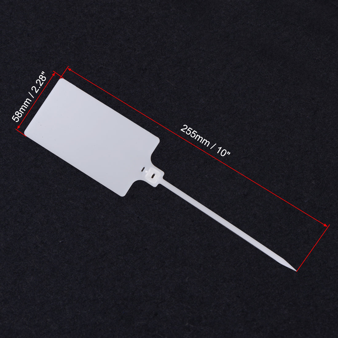 Harfington Plastic Zip Ties Pull-Tight Seals Anti-Tamper Large Size for Container Luggage, Pack of 100