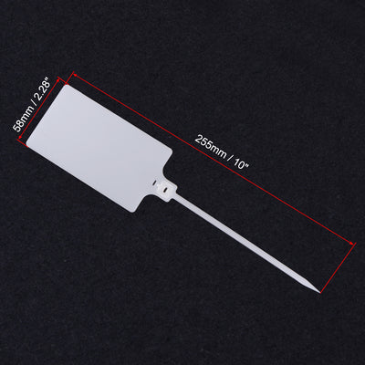 Harfington Plastic Zip Ties Pull-Tight Seals Anti-Tamper Large Size for Container Luggage, Pack of 100