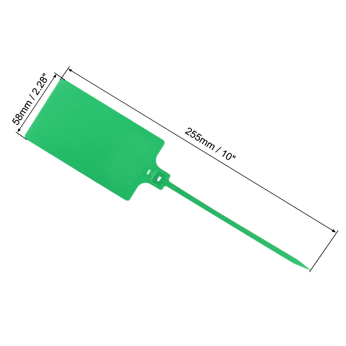 Harfington Plastic Zip Ties Pull-Tight Seals Anti-Tamper Large Size for Container Luggage, Pack of 100