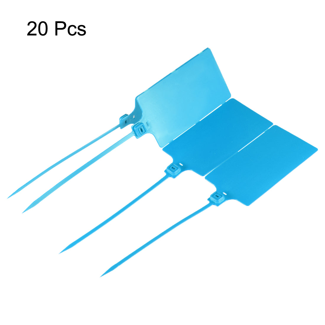 Harfington Plastic Zip Ties Pull-Tight Seals Anti-Tamper Large Size for Container Luggage, Pack of 100