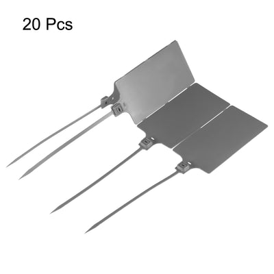 Harfington Plastic Zip Ties Pull-Tight Seals Anti-Tamper Large Size for Container Luggage, Pack of 100