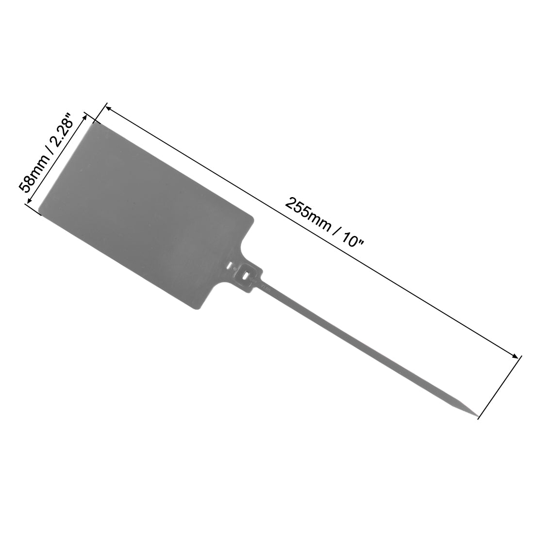 Harfington Plastic Zip Ties Pull-Tight Seals Anti-Tamper Large Size for Container Luggage, Pack of 100