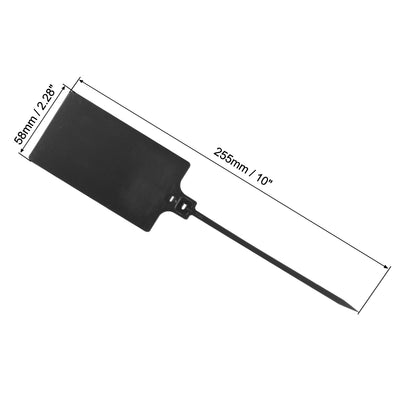 Harfington Plastic Zip Ties Pull-Tight Seals Anti-Tamper Large Size for Container Luggage, Pack of 100