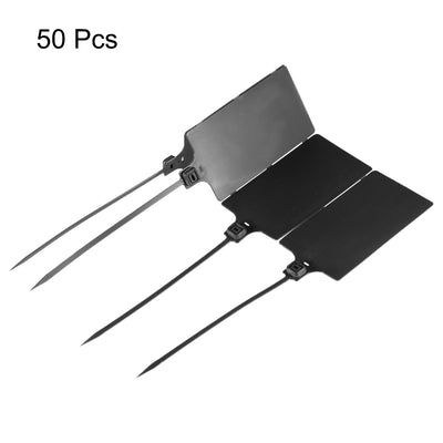 Harfington Plastic Zip Ties Pull-Tight Seals Anti-Tamper Large Size for Container Luggage, Pack of 50