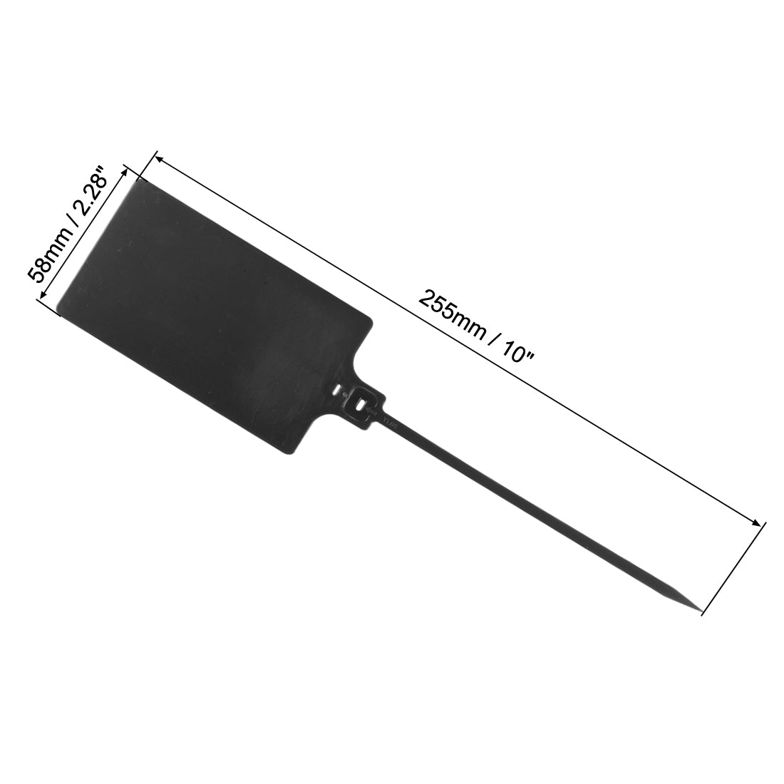 Harfington Plastic Zip Ties Pull-Tight Seals Anti-Tamper Large Size for Container Luggage, Pack of 50