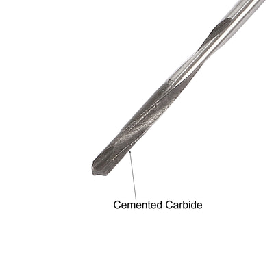 Harfington Cemented Carbide Round Shank U-flutes Twist Drill Bit