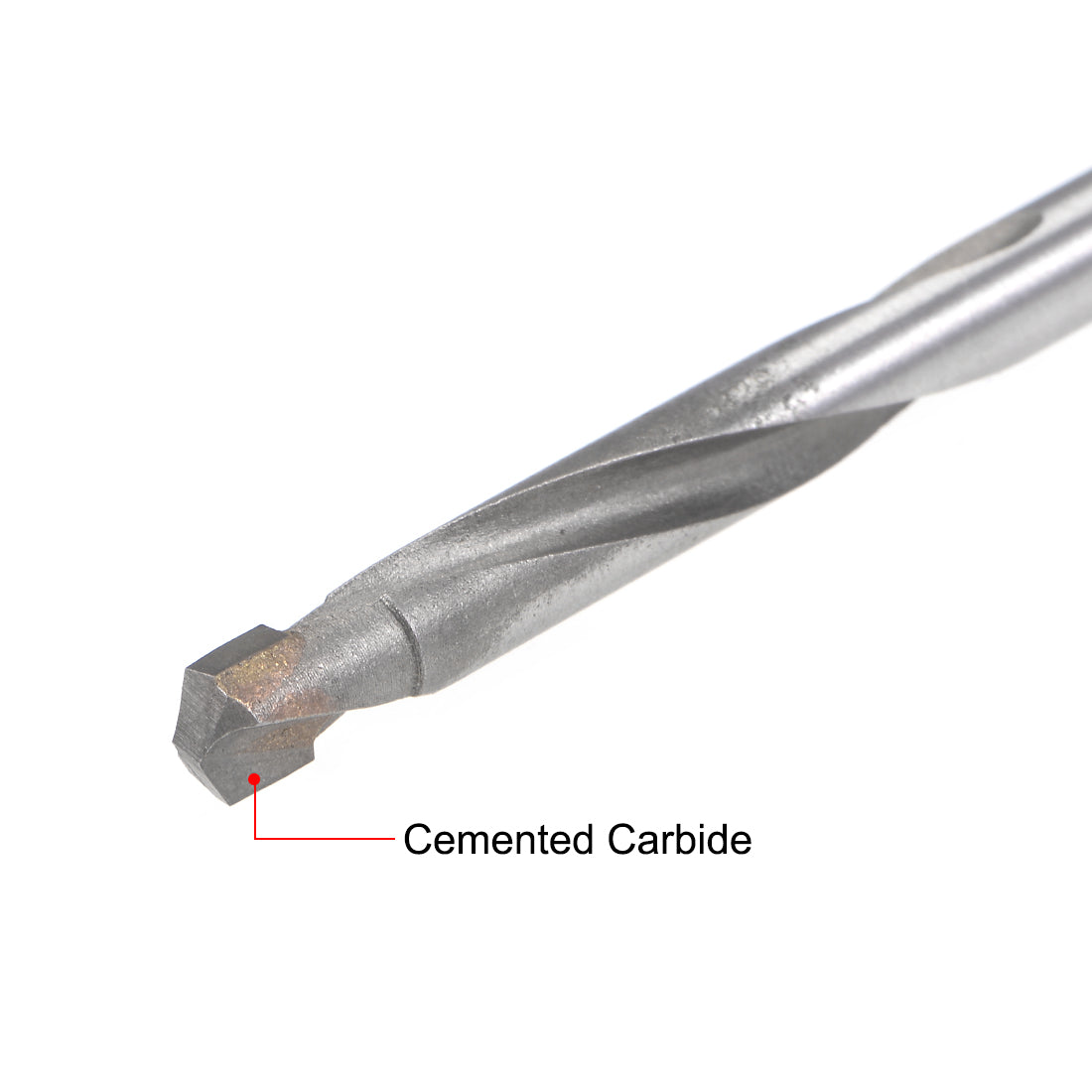 Harfington Cemented Carbide Round Shank U-flutes Twist Drill Bit