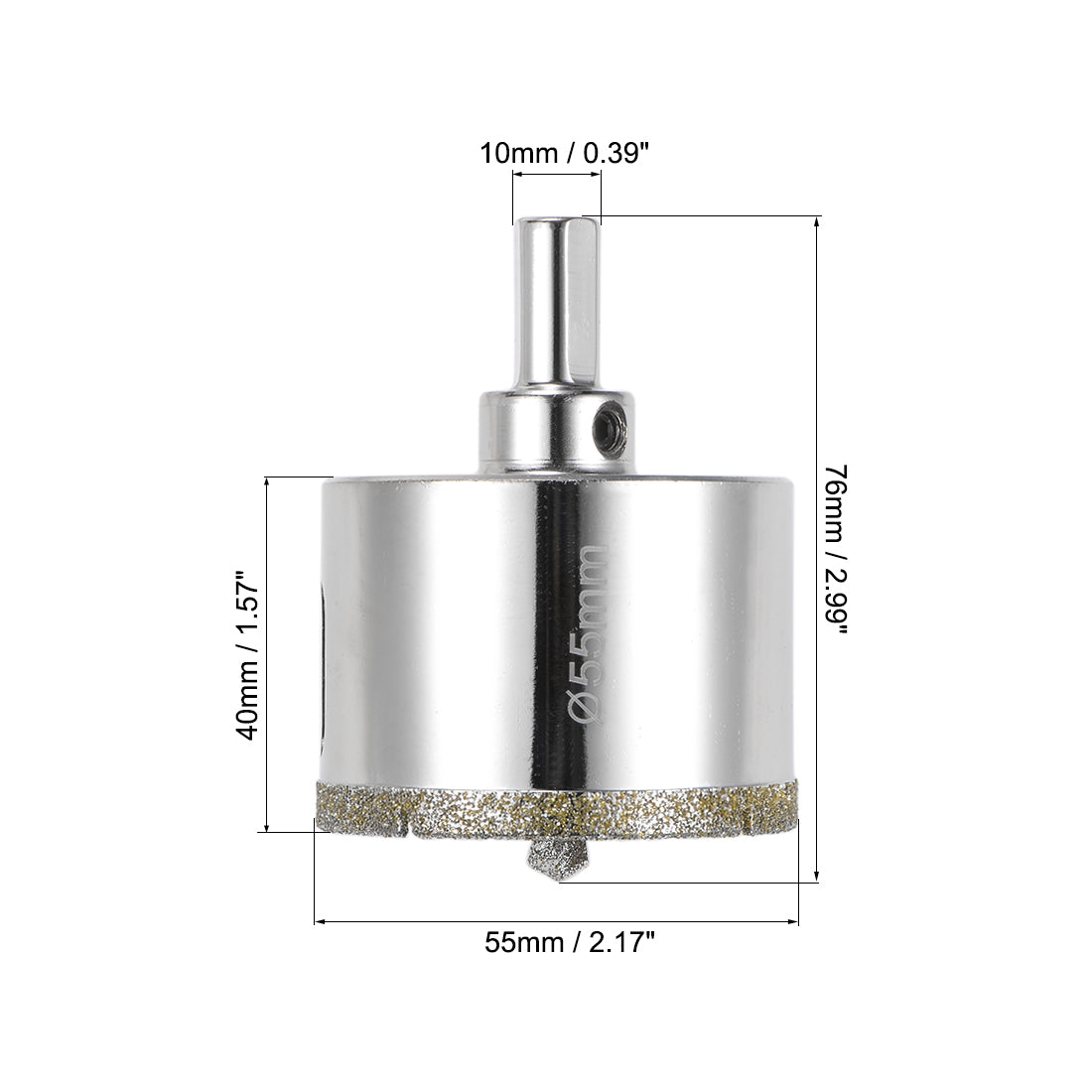 Harfington Diamond Drill Bit Glass Hole Saw with Center Pilot Bit for Tile