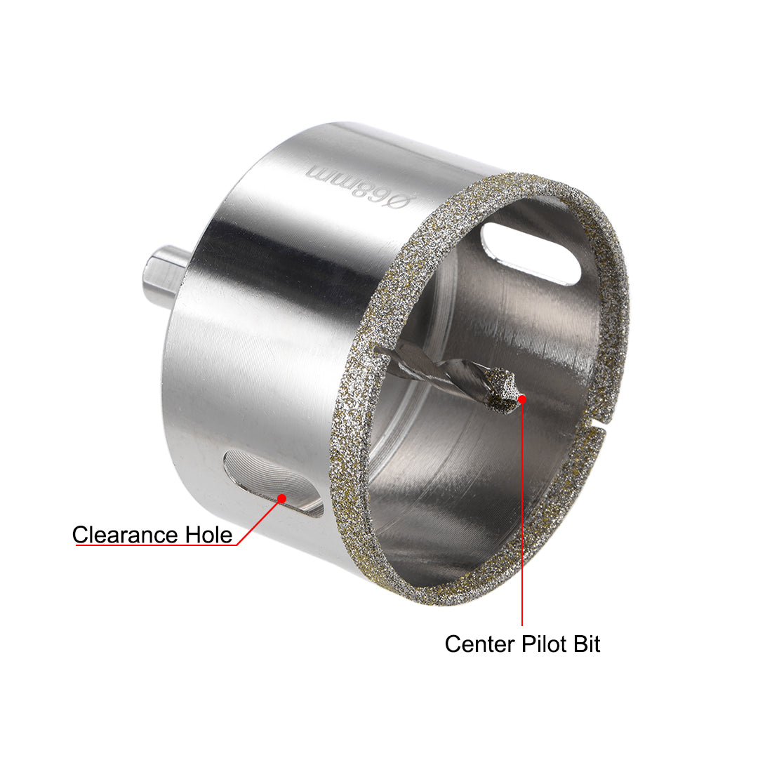 Harfington Diamond Drill Bit Glass Hole Saw with Center Pilot Bit for Tile