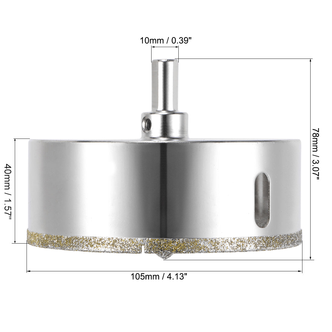 Harfington Diamond Drill Bit Glass Hole Saw with Center Pilot Bit for Tile