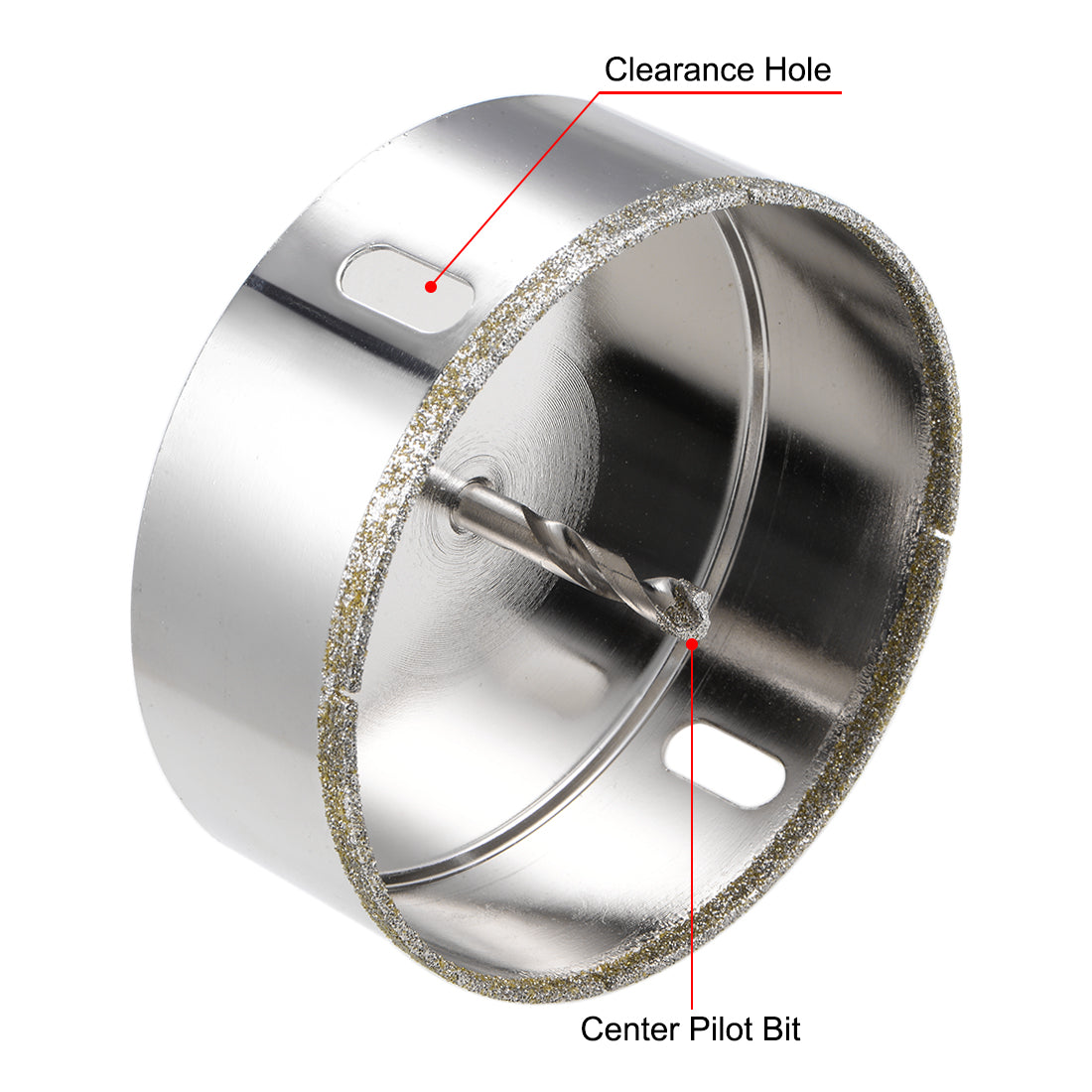 Harfington Diamond Drill Bit Glass Hole Saw with Center Pilot Bit for Tile