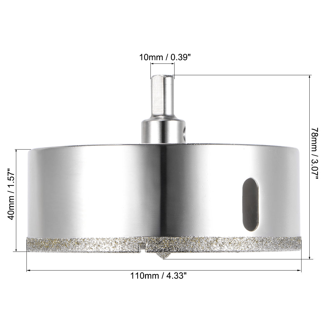 Harfington Diamond Drill Bit Glass Hole Saw with Center Pilot Bit for Tile