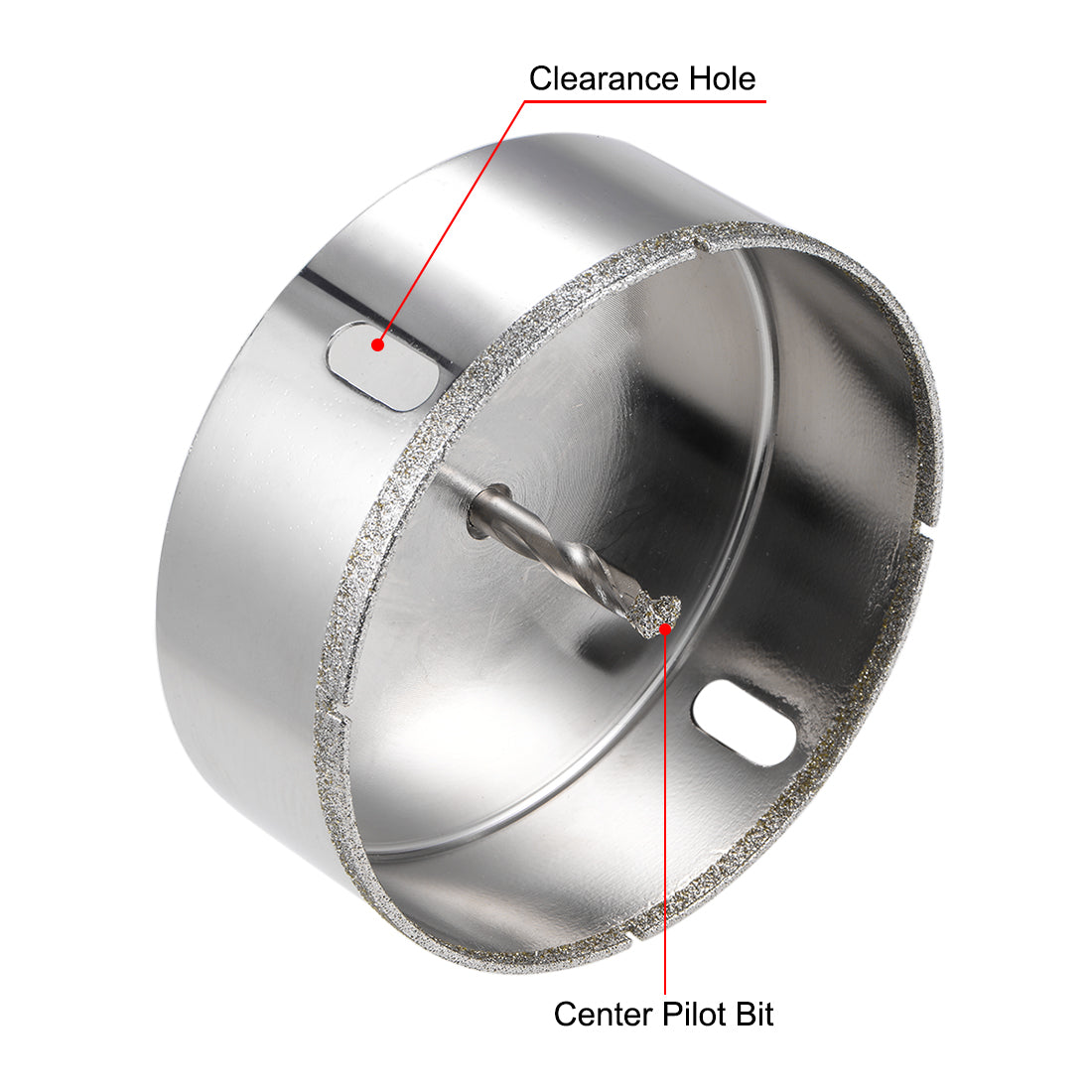 Harfington Diamond Drill Bit Glass Hole Saw with Center Pilot Bit for Tile