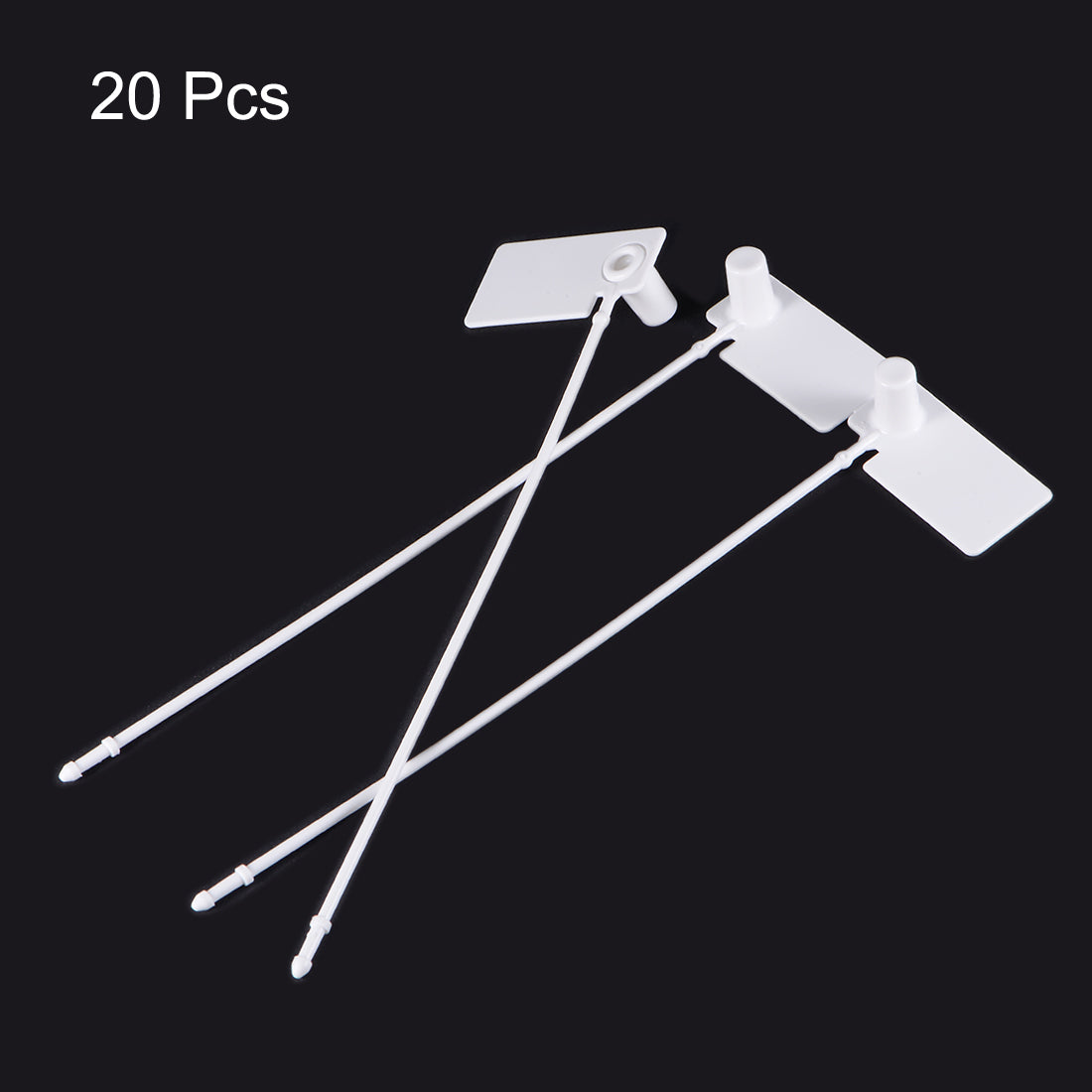 Harfington Plastic Zip Ties Pull Tight Seals Anti-Tamper 175mm Length for Container Luggage, Pack of 20