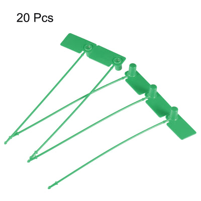 Harfington Plastic Zip Ties Pull Tight Seals Anti-Tamper 175mm Length for Container Luggage, Pack of 20