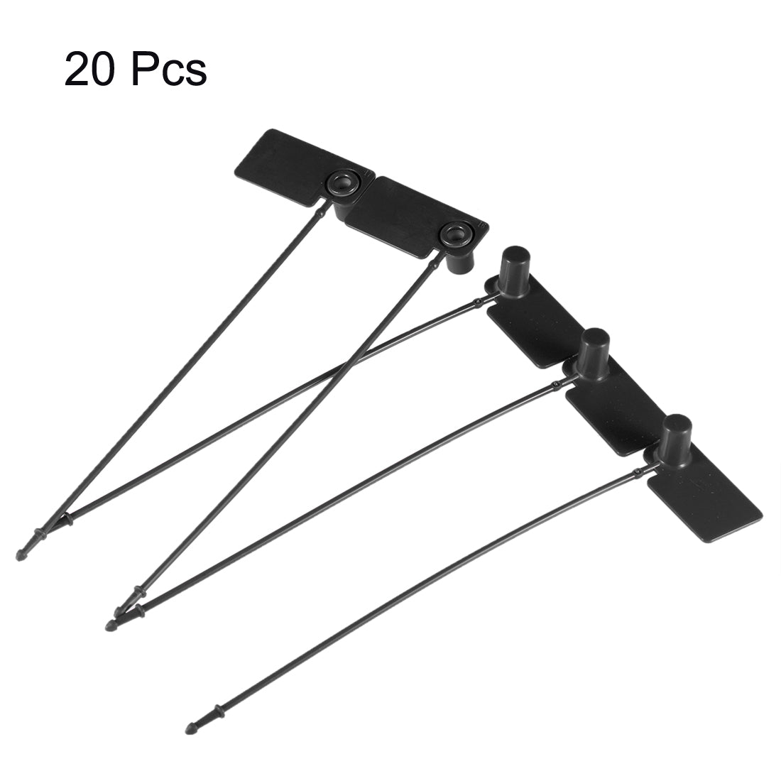 Harfington Plastic Zip Ties Pull Tight Seals Anti-Tamper 175mm Length for Container Luggage, Pack of 20