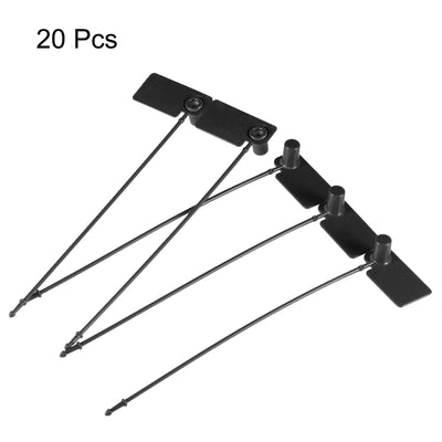 Harfington Plastic Zip Ties Pull Tight Seals Anti-Tamper 175mm Length for Container Luggage, Pack of 20