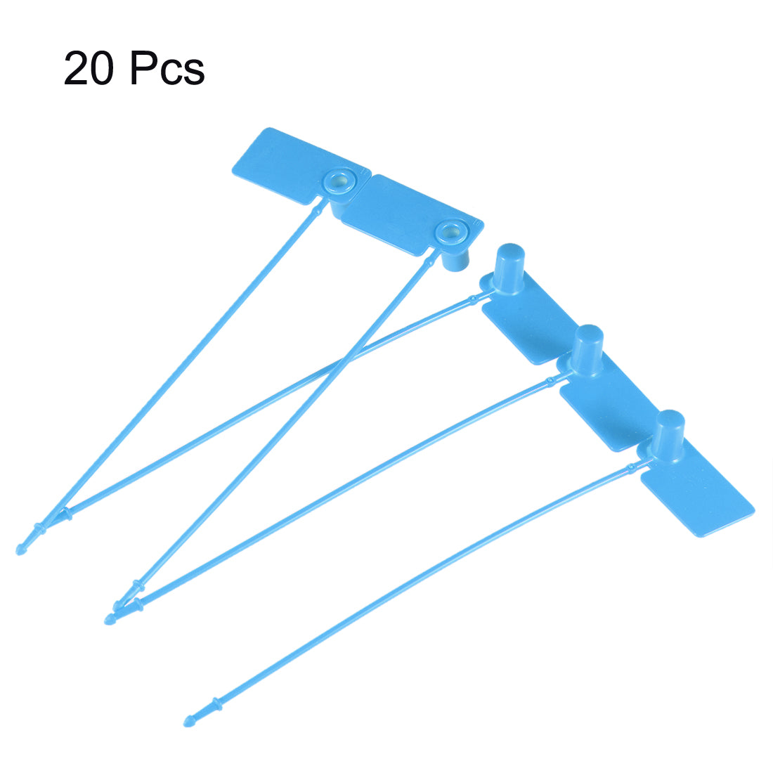 Harfington Plastic Zip Ties Pull Tight Seals Anti-Tamper 175mm Length for Container Luggage, Pack of 20