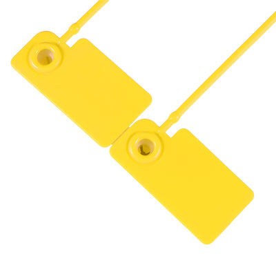 Harfington Plastic Zip Ties Pull Tight Seals Anti-Tamper 175mm Length for Container Luggage, Pack of 20