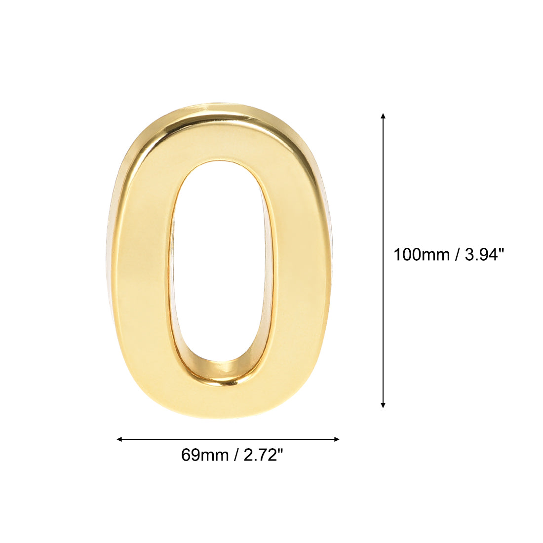 Harfington Self Adhesive House Number ABS Plastic Number for House Mailbox Address Sign