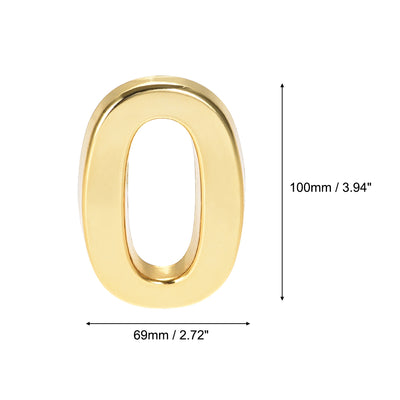 Harfington Self Adhesive House Number ABS Plastic Number for House Mailbox Address Sign