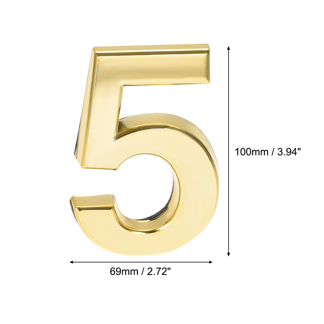 Harfington Self Adhesive House Number ABS Plastic Number for House Mailbox Address Sign