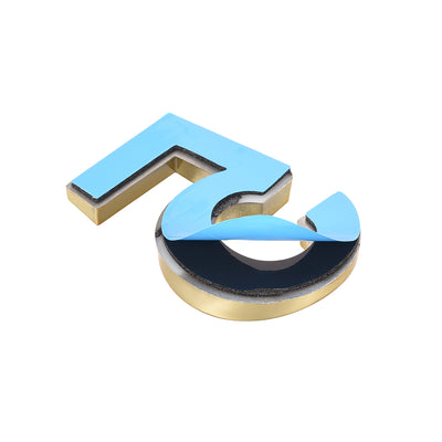 Harfington Self Adhesive House Number ABS Plastic Number for House Mailbox Address Sign