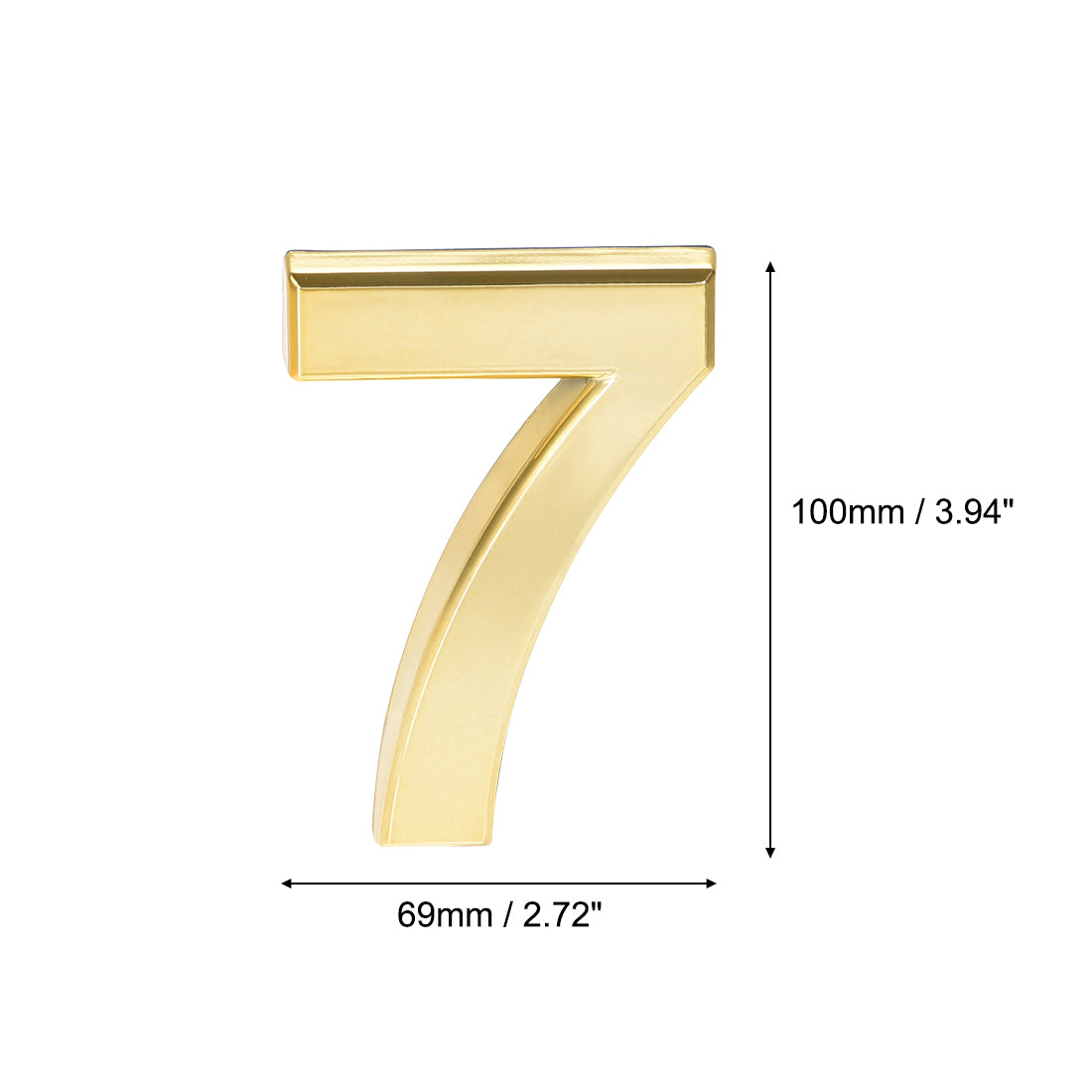 Harfington Self Adhesive House Number ABS Plastic Number for House Mailbox Address Sign