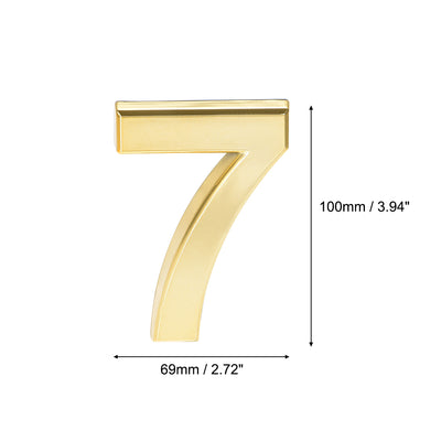 Harfington Self Adhesive House Number ABS Plastic Number for House Mailbox Address Sign