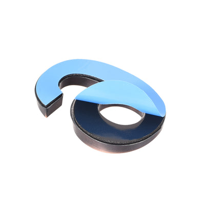 Harfington Self Adhesive House Number, ABS Plastic Number Brushed