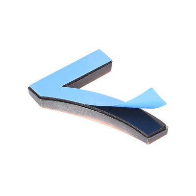 Harfington Self Adhesive House Number, ABS Plastic Number Brushed