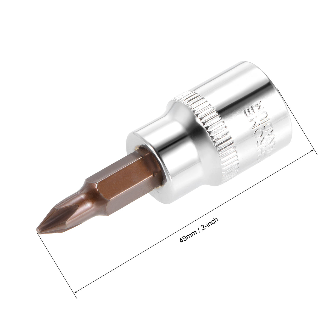 Harfington Square Drive x Phillips Bit Socket, S2 Steel Bits, CR-V Sockets
