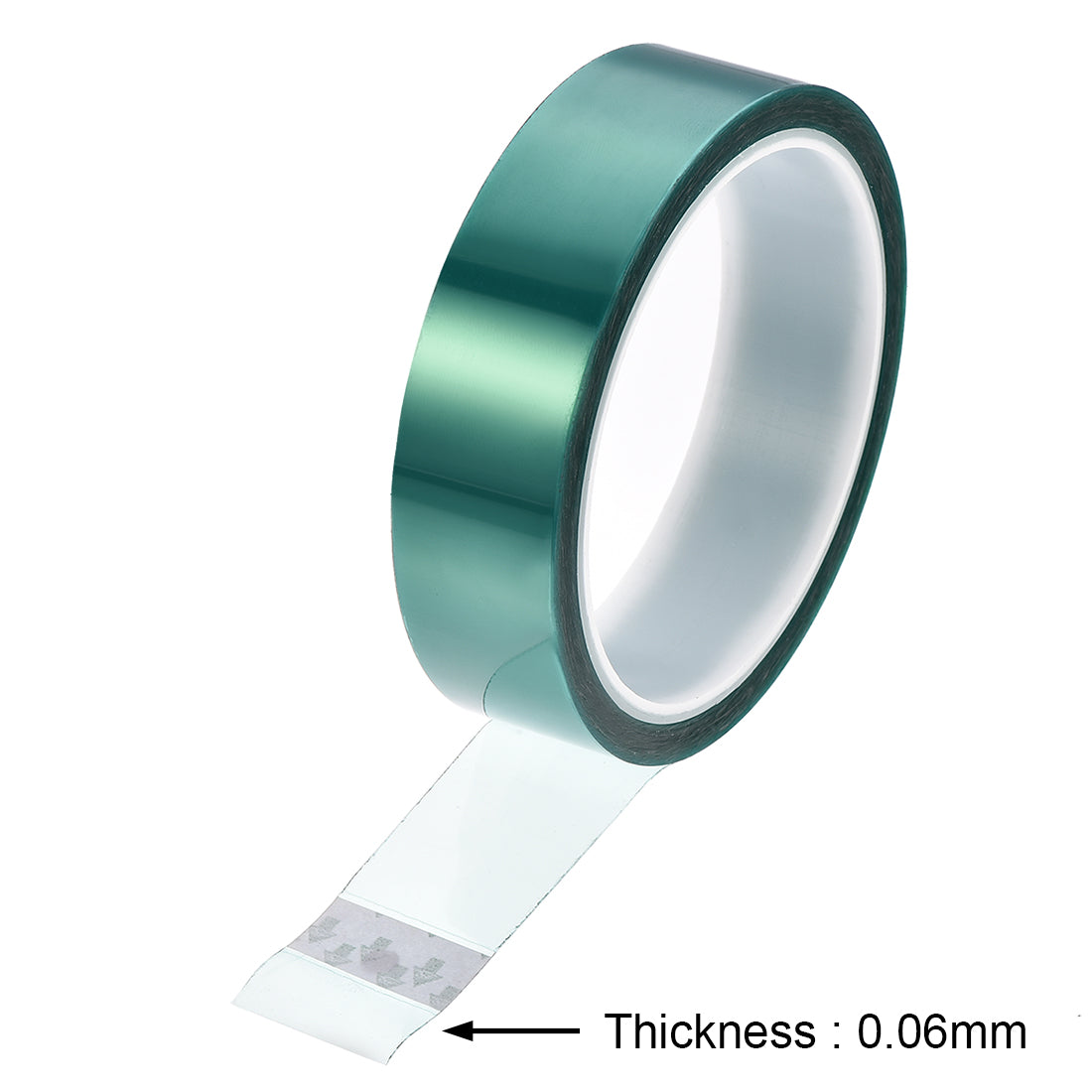 Harfington 15mm,25mm,50mm PET Tape Green High Temperature Tape 33.0m/108.2ft 1 Set