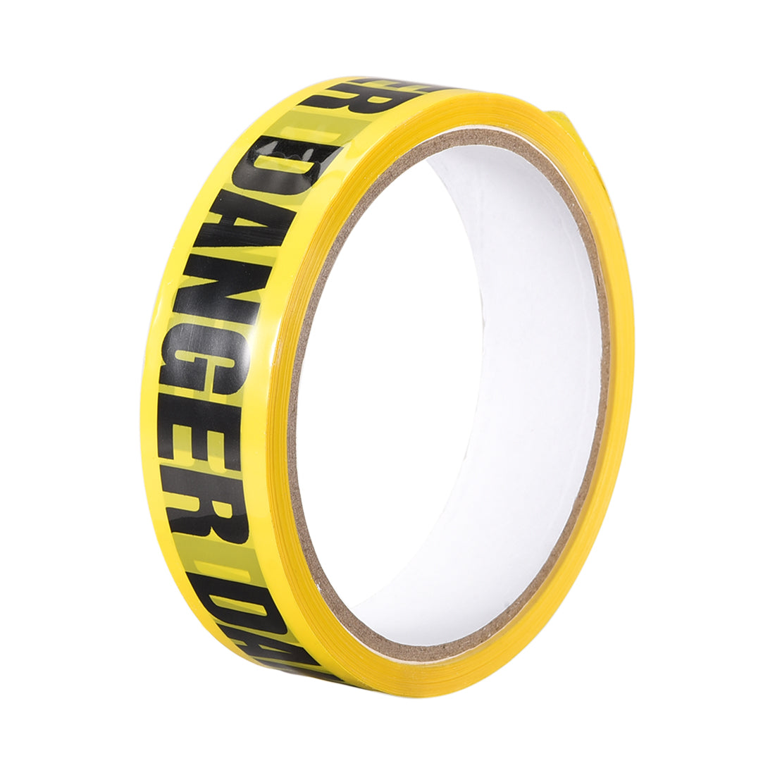 Harfington Caution Warning Stripe Sticker Adhesive Tape DANGER Marking, 82 Ft x 1 Inch(LxW), Yellow Black for Workplace Wet Floor Caution