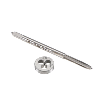 Harfington UNC Tap and Die Set, HSS Thread Tap with Threading Die, Right Hand