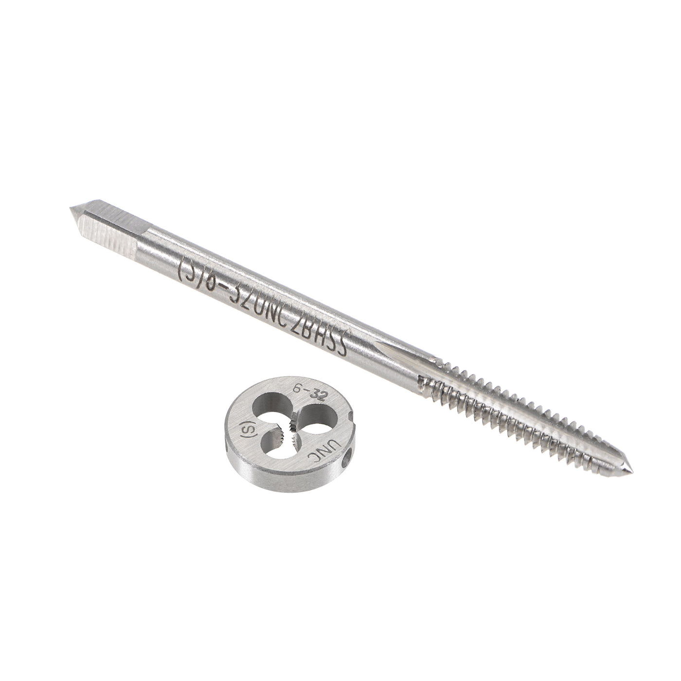 Harfington UNC Tap and Die Set, HSS Thread Tap with Threading Die, Right Hand