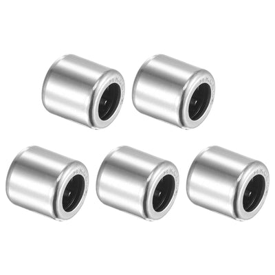Harfington Uxcell HK Series Needle Roller Bearings, Stamping Steel Drawn Cup Metric