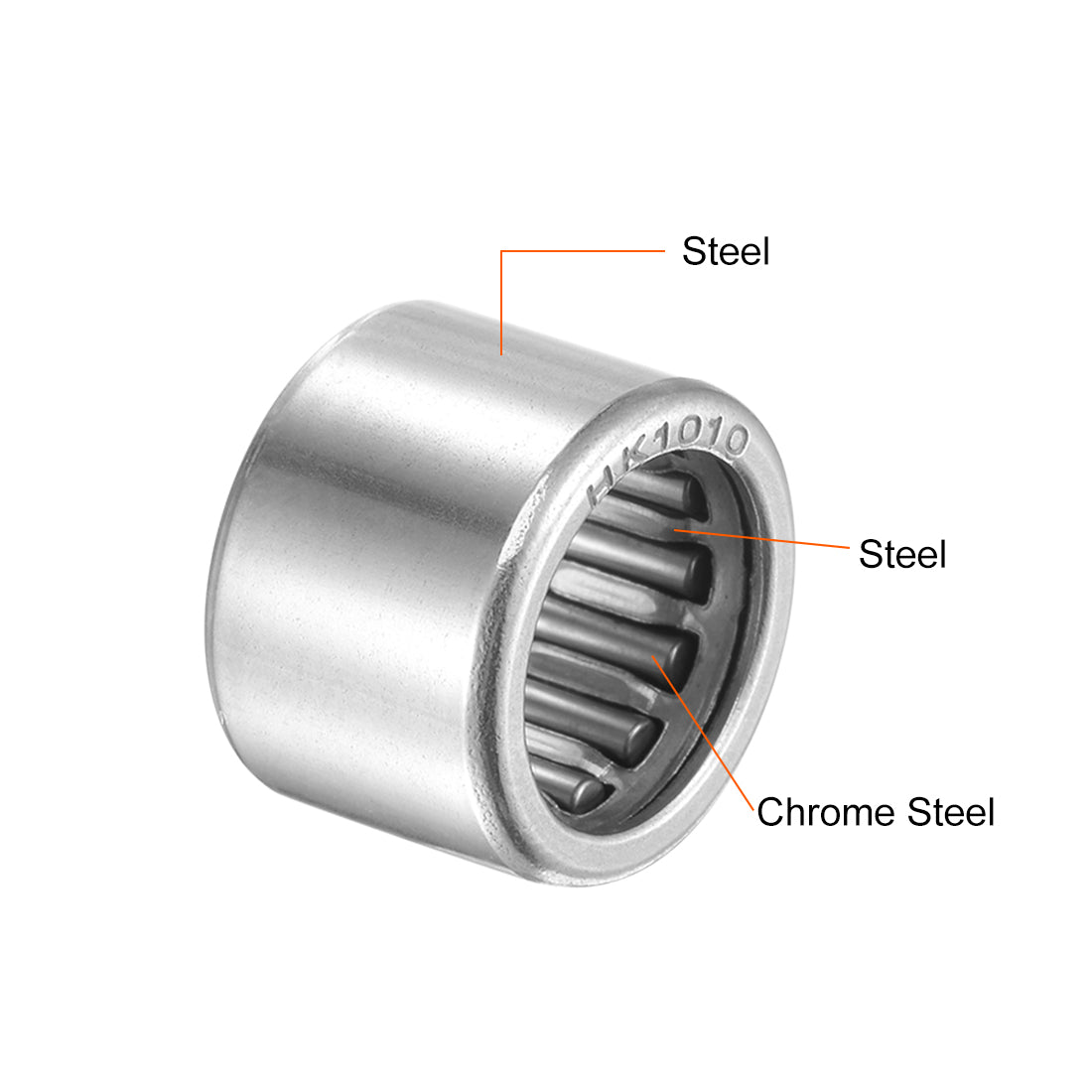 Harfington Needle Roller Bearings, Open End, Stamping Steel Drawn Cup Metric
