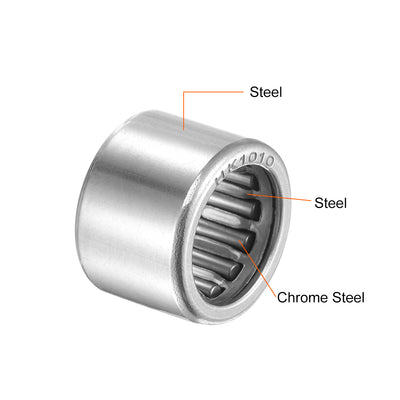 Harfington Needle Roller Bearings, Open End, Stamping Steel Drawn Cup Metric