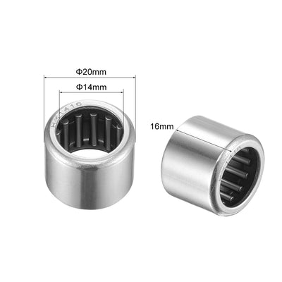Harfington Needle Roller Bearings, Open End, Stamping Steel Drawn Cup Metric