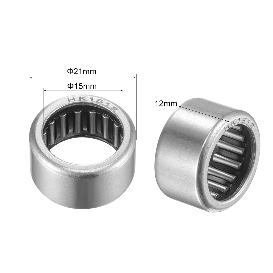 Harfington Needle Roller Bearings, Open End, Stamping Steel Drawn Cup Metric