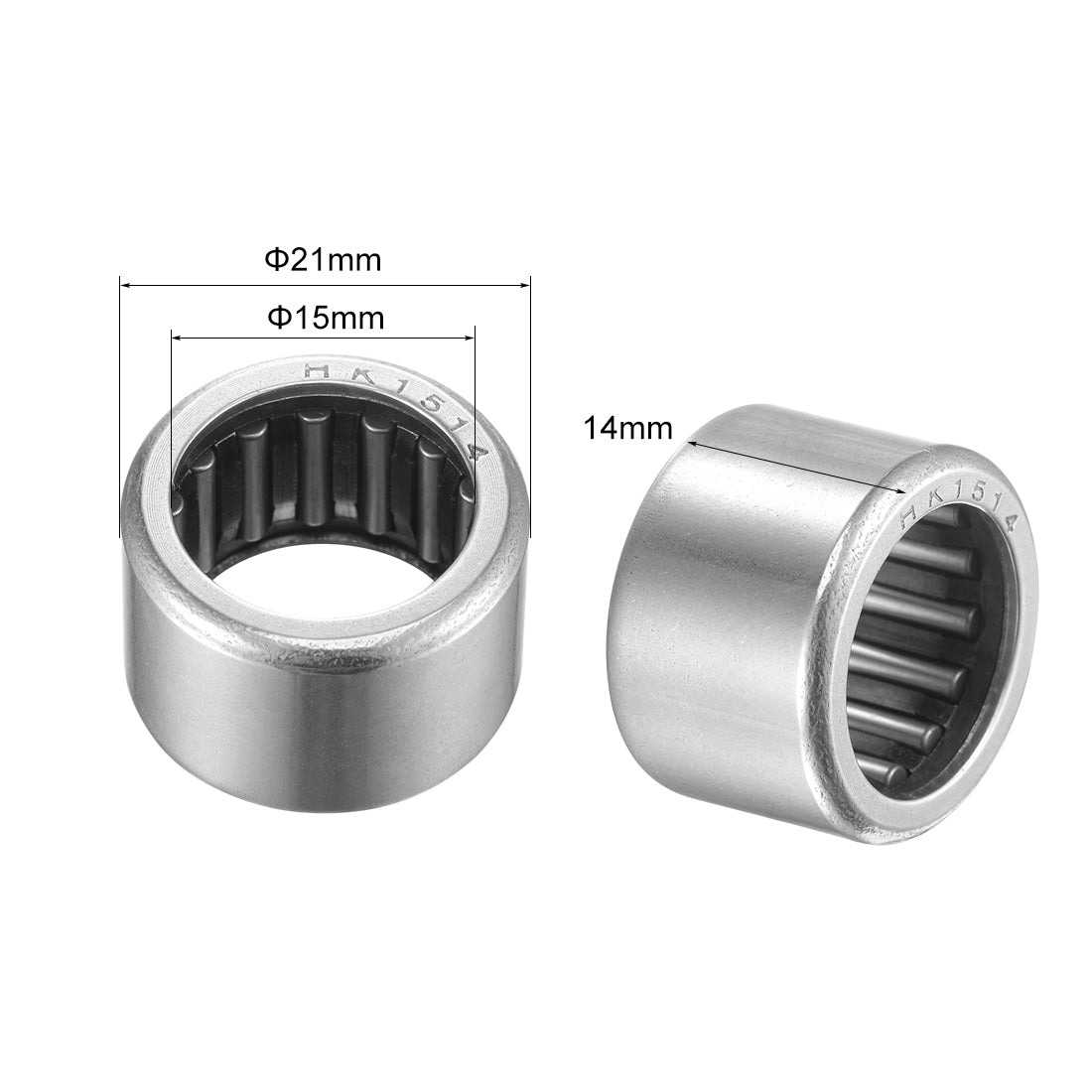 Harfington Needle Roller Bearings, Open End, Stamping Steel Drawn Cup Metric
