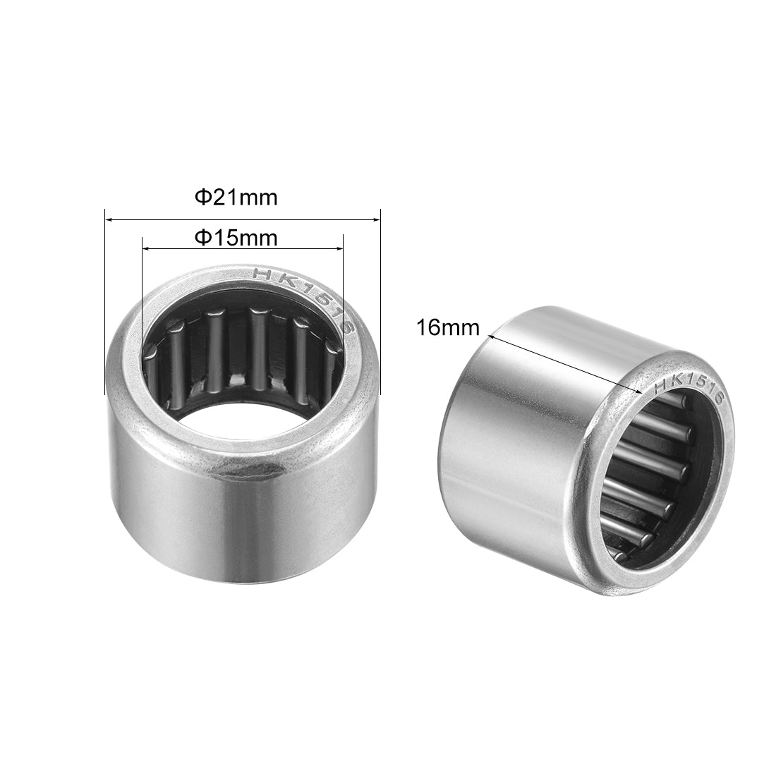 Harfington Needle Roller Bearings, Open End, Stamping Steel Drawn Cup Metric