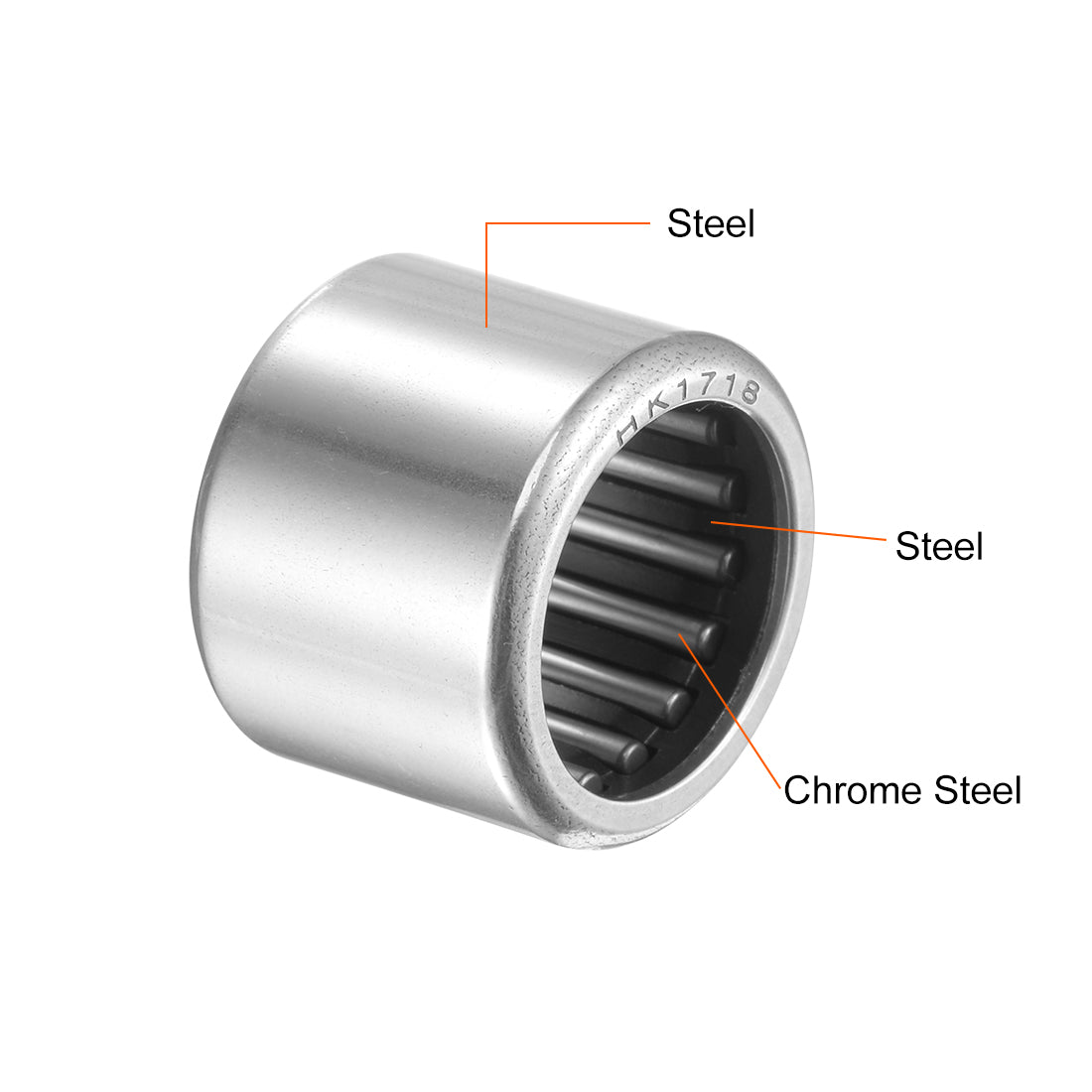 Harfington Needle Roller Bearings, Open End Stamping Steel Drawn Cup, Metric