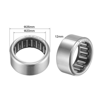 Harfington Needle Roller Bearings, Open End Stamping Steel Drawn Cup, Metric