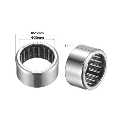 Harfington Needle Roller Bearings, Open End Stamping Steel Drawn Cup, Metric